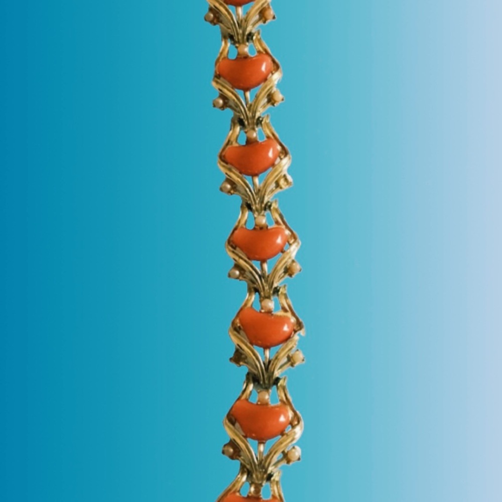 Vintage Coral Bracelet